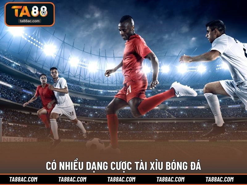 Có nhiều dạng cược Tài Xỉu bóng đá