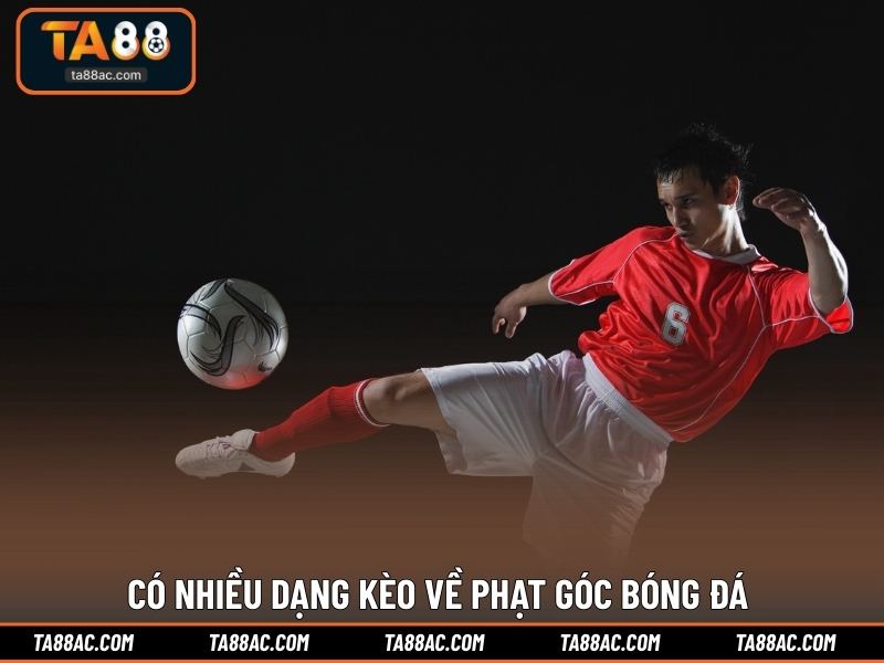 Có nhiều dạng kèo về phạt góc bóng đá 
